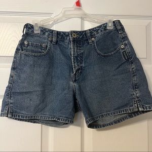 Silver Jean Shorts
